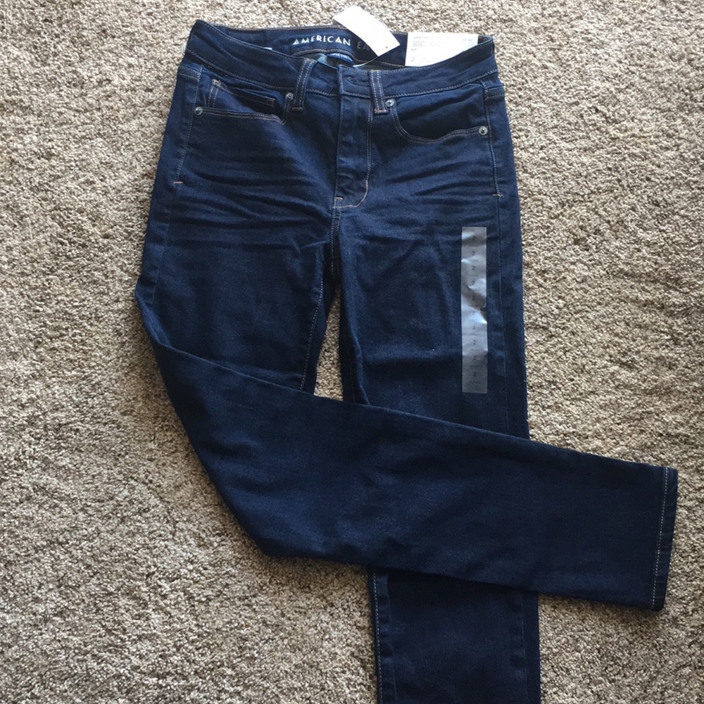 American eagle super stretch hi rise skinny jean